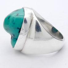Load image into Gallery viewer, Turquoise Ring | 925 Sterling Silver | Italian Designer | Arizona Robin's Egg Blue | US Size 9.5 | AUS Size S1/2 | Crystal Heart Melbourne Australia est 1986