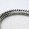 Bracelet 925 Sterling Silver  | Heavy Woven Snake Chain | Robust clasp | DK Trade Mark | Crystal Heart Melbourne Australia since 1986