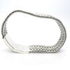 Bracelet 925 Sterling Silver | Flat plaited weave | Strong stylish Push Pull Clasp | Space for Engraving | Crystal Heart Melbourne Australia since 1986