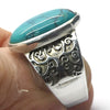 Turquoise Ring | 925 Sterling Silver | Mystic Tree of Life | US Size 8 | AUS Size P1/2 | Crystal Heart Melbourne Australia est 1986