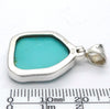 Turquoise Pendant | Robins Egg Blue | 925 Sterling Silver | Open back |  Sagittarius Taurus Pisces | Crystal Heart Melbourne est 1986