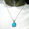Turquoise Pendant | Robins Egg Blue | 925 Sterling Silver | Open back |  Sagittarius Taurus Pisces | Crystal Heart Melbourne est 1986