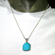 Load image into Gallery viewer, Turquoise Pendant | Robins Egg Blue | 925 Sterling Silver | Open back |  Sagittarius Taurus Pisces | Crystal Heart Melbourne est 1986