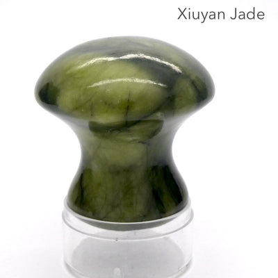 Crystal Massage Mushroom | Skin Care | Chinese  Medicine  | Amethyst | Jade | Bian Stone | Crystal Heart Melbourne Australia since 1986
