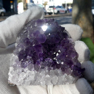 Amethyst Cluster | Free Standing | Deep Purple | Balancing & Purifying | Meditation | Visualisation | Aquarius | 3rd Eye | Crystal Heart Melbourne est 1986