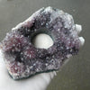 Amethyst Candle Holderl |  Raw Cluster | Good colour | Purifying and balancing | Crystal Heart Melbourne Australia since 1986