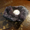 Amethyst Candle Holderl |  Raw Cluster | Good colour | Purifying and balancing | Crystal Heart Melbourne Australia since 1986