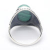 Malachite Ring | Oval Cabochon | Ornate 925 Silver | US Size 9.5 | Aus S1/2 | Detox | Feminine Power | Gaia Healing | Crystal Heart Melbourne est 1986