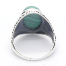 Load image into Gallery viewer, Malachite Ring | Oval Cabochon | Ornate 925 Silver | US Size 9.5 | Aus S1/2 | Detox | Feminine Power | Gaia Healing | Crystal Heart Melbourne est 1986
