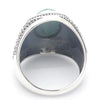 Malachite Ring | Oval Cabochon | Ornate 925 Silver Setting | US Size 10 | Aus T1/2 | Detox, Feminine Power | Gaia Healing | Crystal Heart Melbourne est 1986