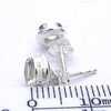 White Topaz Studs | Faceted Rounds | 925 Sterling Silver | Bezel Set | White Light | Manifestation | Sagittarius | Aries | Crystal Heart Melbourne est 1986
