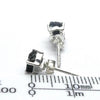 Tourmaline Studs | Raw Black Crystal | 925 Sterling Silver | Empower cleanse base chakra | Capricorn | Scorpio | Libra Stone | Crystal Heart Melbourne est 1986
