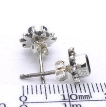 Load image into Gallery viewer, Black Onyx  Stud Earrings | 6 mm faceted rounds | 925 Sterling Silver | Wisdom Protection | Harmony &amp; Power | Leo | Capricorn | Crystal Heart Melbourne est 1986
