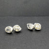 Herkimer Diamond Stud Earrings | 925 Sterling Silver | High Vibration Quartz | Crown Chakra | Genuine Gems from Crystal Heart Melbourne Australia since 1986