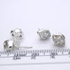 Herkimer Diamond Stud Earrings | 925 Sterling Silver | High Vibration Quartz | Crown Chakra | Genuine Gems from Crystal Heart Melbourne Australia since 1986