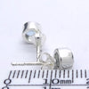 Blue Topaz Studs | Faceted Rounds | 925 Sterling Silver | Joy | For Mental Fatigue, Stress | Throat Chakra | Sagittarius Scorpio | Crystal Heart Melbourne 1986
