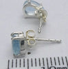 Aquamarine Earrings | Faceted Teardrops | 925 Sterling Silver | Soft Power & Clear Expression | Genuine Gems from Crystal Heart Melbourne Australia since 1986