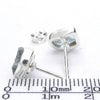 Aquamarine Earrings | Raw Nuggets | Matched Pair | 925 Sterling Silver | Genuine Gems from Crystal Heart Melbourne Australia since 1986