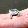 Clear Quartz Ring | Square Cushion Cut | 925 Silver | US Size 9 & 10 | Genuine Gems from Crystal Heart Australia since 1986