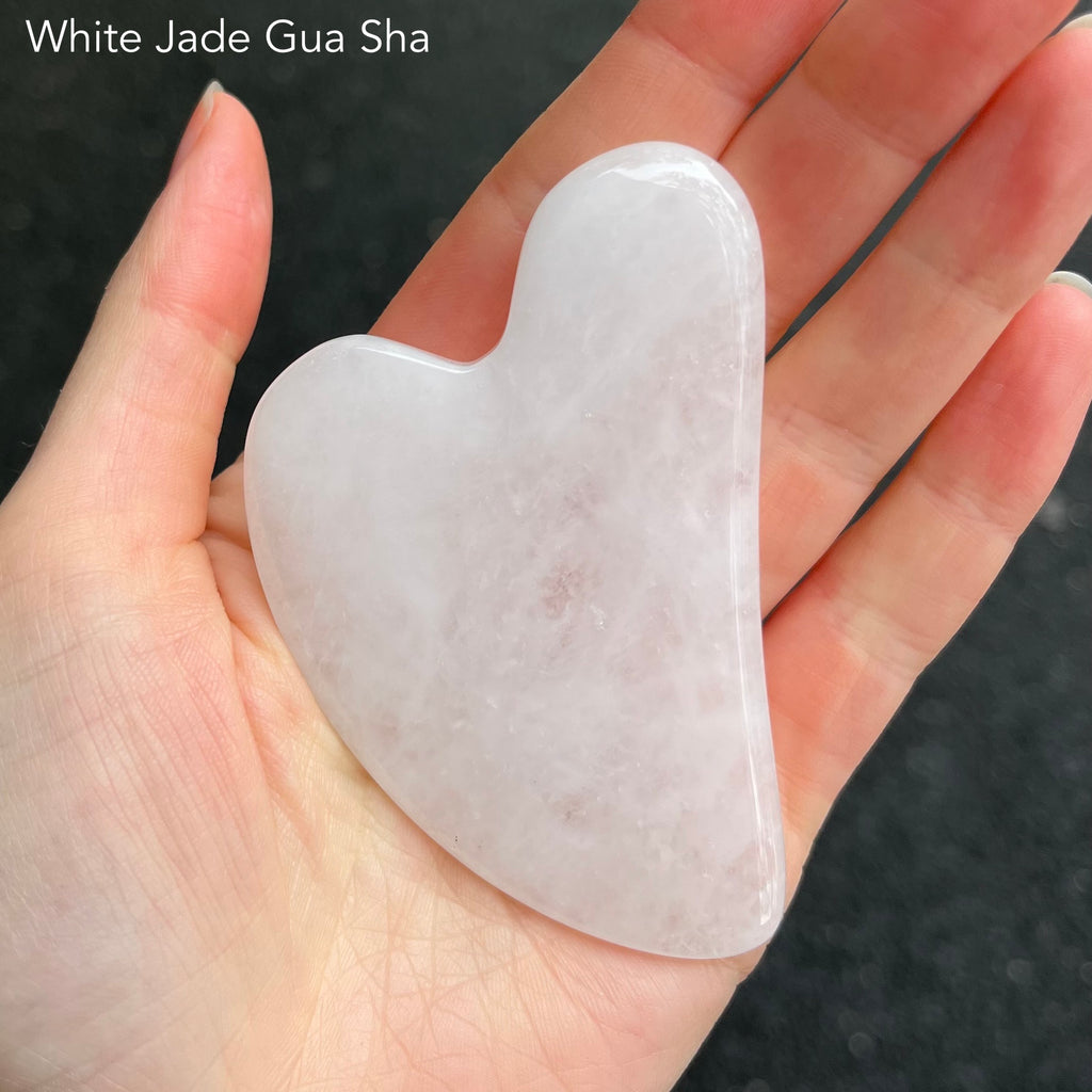Crystal Sha | Rose Quartz | Amethyst | White Jade | Terahertz | Bian Stone | Skin Face Stone |Crystal Heart Melbourne Australia since 1986
