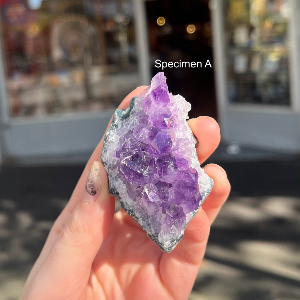 Amethyst Cluster |  ~ Balancing and Purifying energies and much more | Meditation | Protection | Third Eye Chakra | Genuine Gems from Crystal Heart Melbourne Australia since 1986