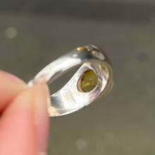 Load image into Gallery viewer, Baltic Amber Freeform Nugget Ring | 925 Sterling silver | Signet Ring Style | US Size 8 | Bezel Set | Open back | Genuine Gems from Crystal heart Melbourne Australia since 1986