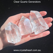 Load image into Gallery viewer, Clear Quartz Cluster | Healing Tool | Generator | Clarity of mind | Inspiration | Crown Chakra  | Genuine Gems from Crystal Heart Melbourne Australia since 1986