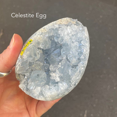 Celestite Cluster, Egg Shape, Sky Blue 2