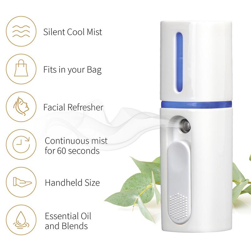 Quality ultrasonic diffuser | Handheld diffuser | USB Charge  |Crystal heart Melbourne Australia since 1986