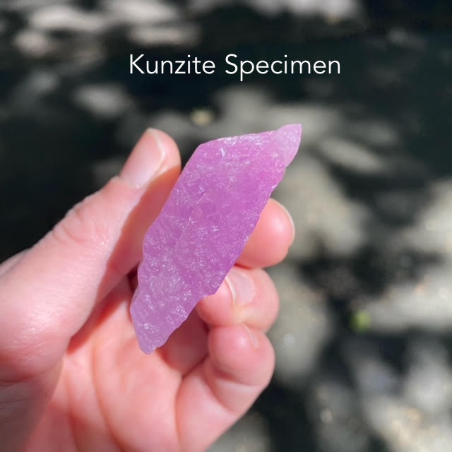 Kunzite Natural Crystal | Gem Quality | Excellent Clarity & Color | Natural terminations | Wisdom of the Heart | Taurus Scorpio Leo | Crystal heart Melbourne Australia since 1986