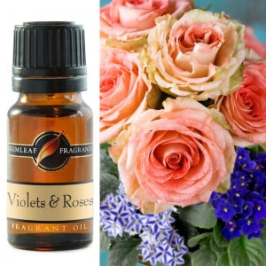Violets & Roses Fragrance Oil  | Fragrance Oil | Buckly & Phillip's | Australian Made | Ideal for use in oil burners, pot pourri & home fragrancing | Crystal Heart Australian Crystal Superstore since 1986 | 