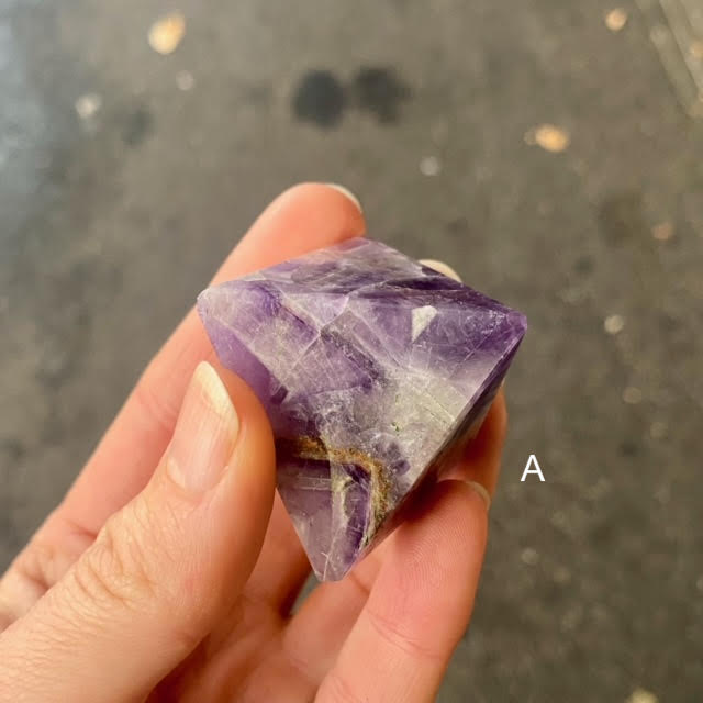 Amethyst Crystal Pyramid | Manifest Higher Consciousness | Meditate | Purify Energies | Transcend Opposites | Genuine Gems from Crystal Heart Melbourne since 1986