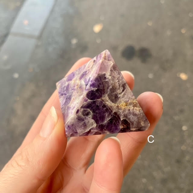 Amethyst Crystal Pyramid | Manifest Higher Consciousness | Meditate | Purify Energies | Transcend Opposites | Genuine Gems from Crystal Heart Melbourne since 1986