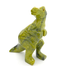Load image into Gallery viewer, Hand Carved Dinosaur carved from natural Serpentine Melbourne Australia Supplier.