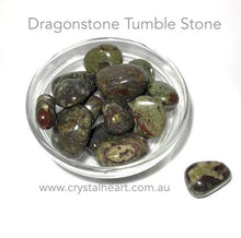 Load image into Gallery viewer, Dragon Stone Tumble | Unlocks &amp; actives your heart |  Tumble Stone | Pocket Healing | Crystal Heart |