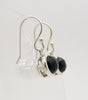 Earring Round small petite Onyx