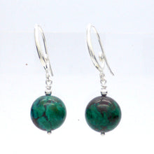 Load image into Gallery viewer, Earring Chrysocolla Silver
