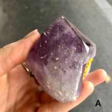 Load image into Gallery viewer, Amethyst Generators ~ Natural Crystal, Polished Top.