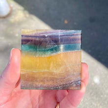 Load image into Gallery viewer, Fluorite Crystal Pyramid | Mental Clarity | Anxiety &amp; self worth | Creativity  | Genuine Gems from Crystal Heart Melbourne since 1986