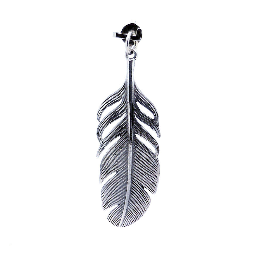 Feather Large Crystal Heart