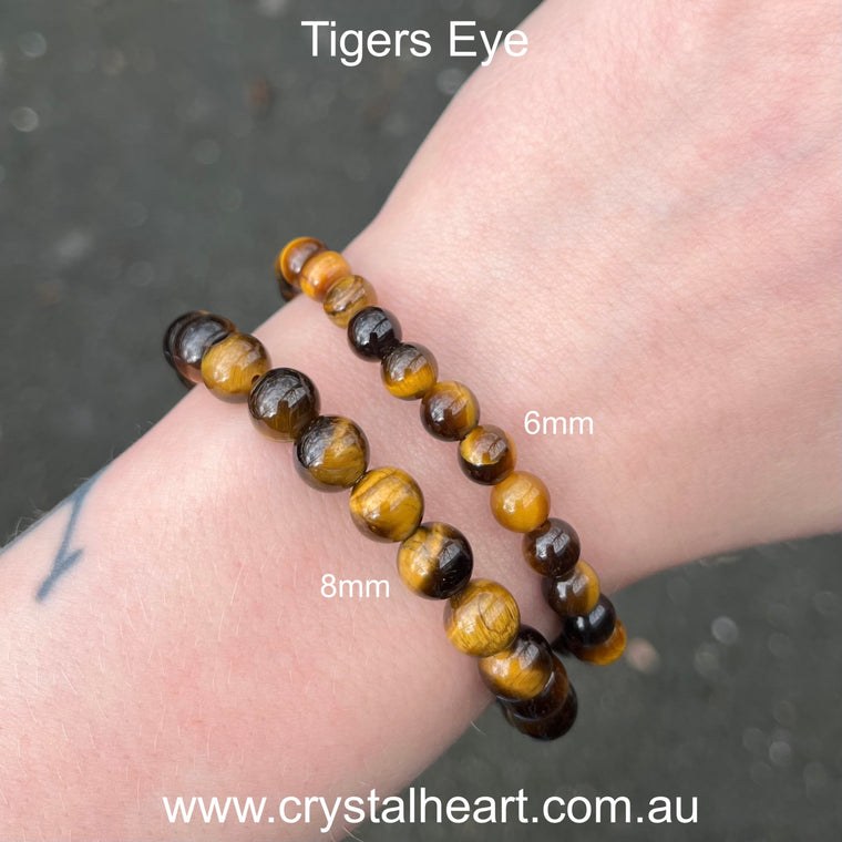 Tiger Eye Stretch Bead Bracelet