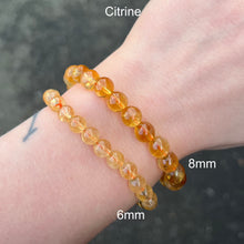 Load image into Gallery viewer, Stretch Bracelet with Citrine Beads | Confidence | Intuition and Connection | Crystal Heart Melbourne Australia since 1986