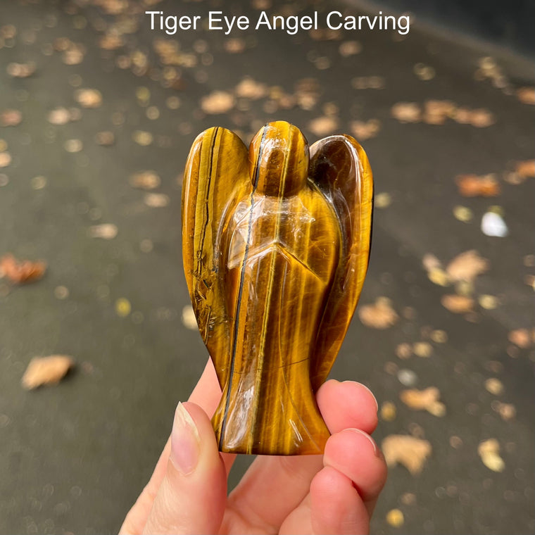 Angel Statue, Tiger Eye