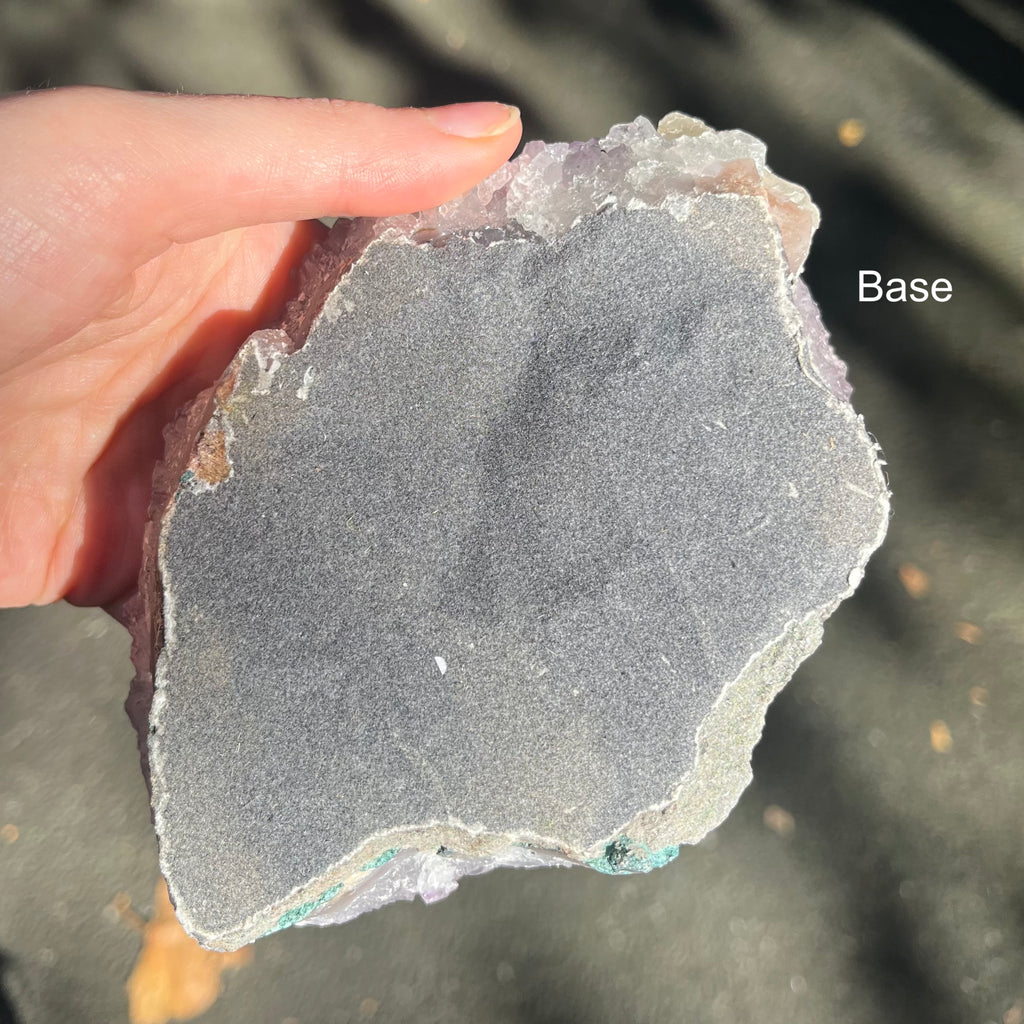 Amethyst Crystal Cluster Candle Holder | Tea light | Genuine Mineral | Aquarian Stone | Genuine Gems from Crystal Heart Melbourne Australia since 1986