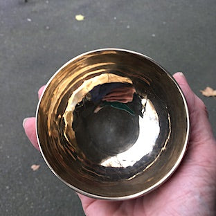 Tibetan Singing Bowl | High Vibration Cleansing and Healing | Complete with sounding stick | 3 sizes and colours available | Red Purple Green Yellow Brass | Crystal Heart Melbourne Australia | Spiritual Superstore since 1986