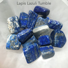 Load image into Gallery viewer, Lapis Lazuli Tumble  | Inner Wisdom &amp; Truth |  Tumble Stone | Pocket Healing | Crystal Heart |