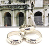 Latin Motto Ring Temet Nosce