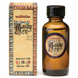 Meditation Massage Oil | Meditation | Meditation Range | Pure Essential Oils | Perfume | Massage | Sensual | Relaxing | Natural | Lavender Oil | Orange Oil | Cedarwood Oil | Patchouli Oil | Bergamot Oil | Aware Environmental | Crystal Heart Melbourne Australia since 1986