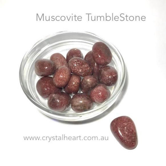 Muscovite Tumble | Angelic Connection |  Tumble Stone | Pocket Healing | Crystal Heart |