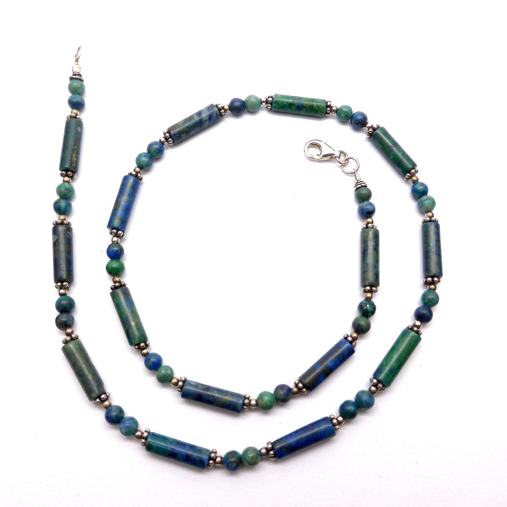 Necklace Chrysocolla Silver